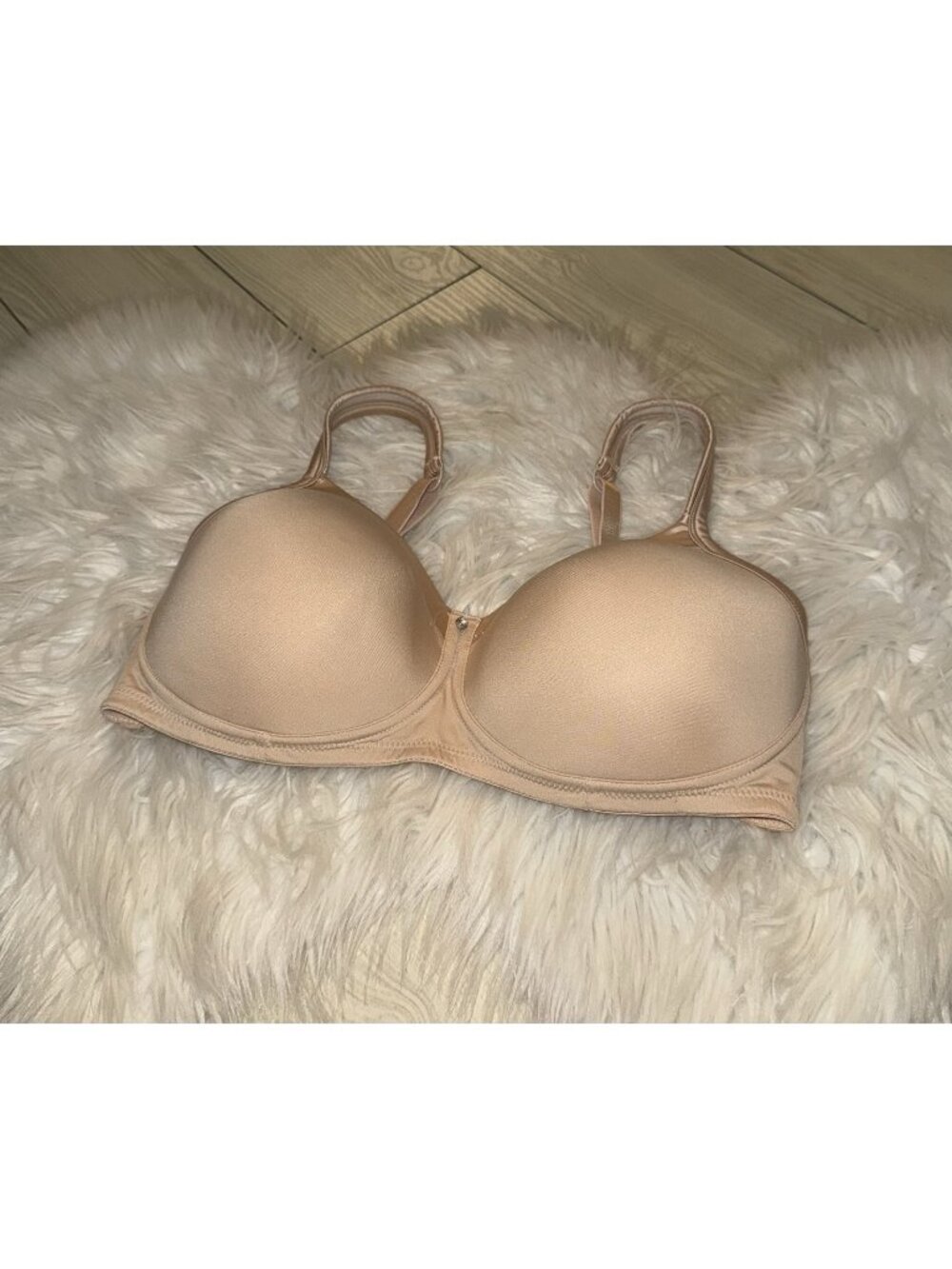 Amoena 44214 Lara Satin SBP Post Surgery Mastectomy Bra WF Womens 38B Beige